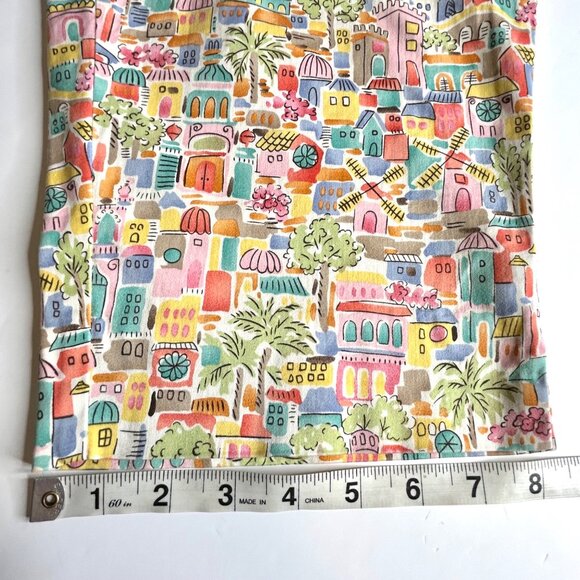 Talbots Women's Stretch 14 Petite Printed Cropped Pants - Picture 14 of 16